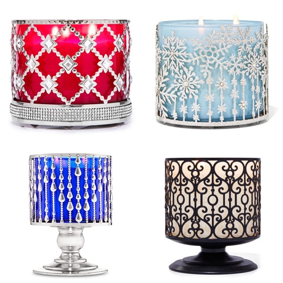 Bath & Body Works Accents Bath Body Works 3wick Candle Holder